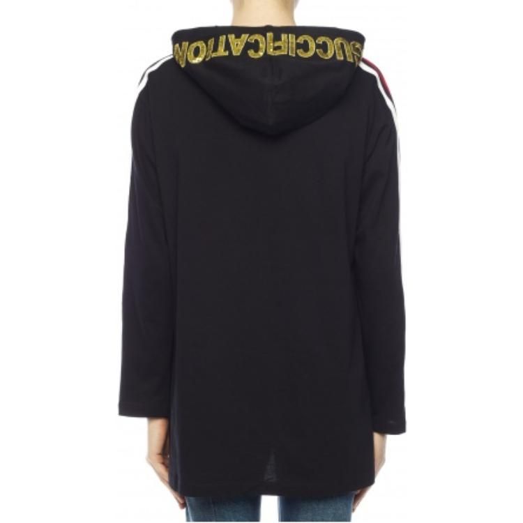 (WMNS) Gucci Sequin Tiger Hooded Sweatshirt 'Black' 502152-X9P60-1082 sold by KicksCrew product image thumbnail 4