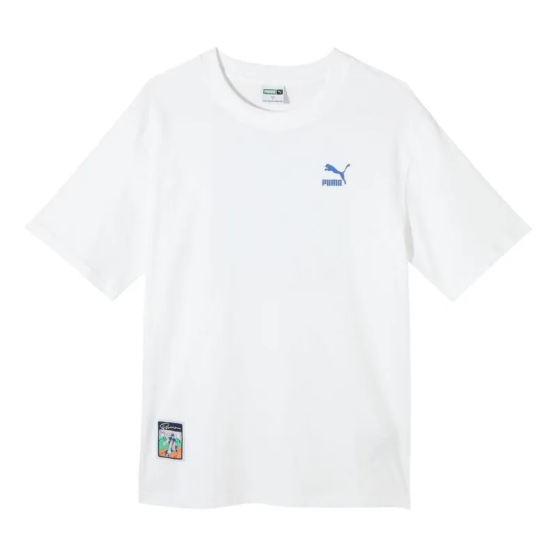 PUMA Classics PC Graphic T-shirt 'White' 682342-02 sold by KicksCrew