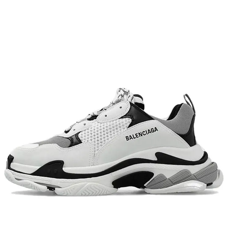 (WMNS) Balenciaga Triple S 'White Grey' 524039W2FW51112 sold by KicksCrew