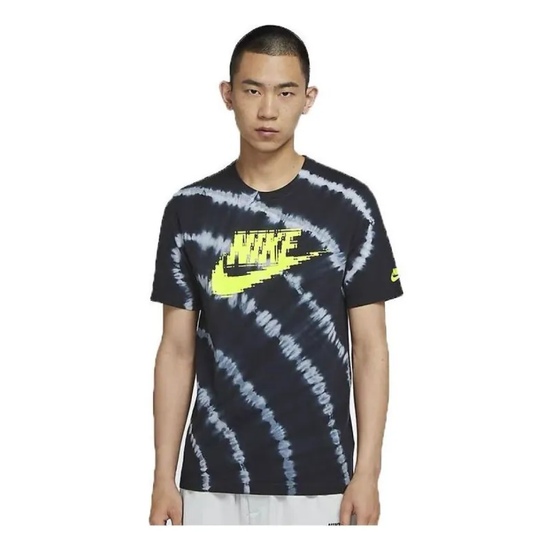 Nike Sportswear Tie-Dye T-Shirt 'Black' CU6929-043 sold by KicksCrew