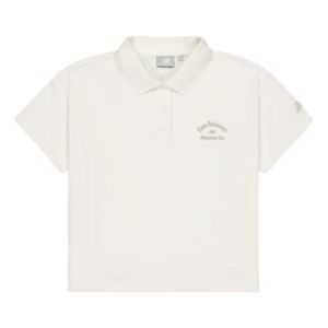 (WMNS) New Balance Athletics Polo Shirt 'Ivory' NFE22252-IV sold by KicksCrew
