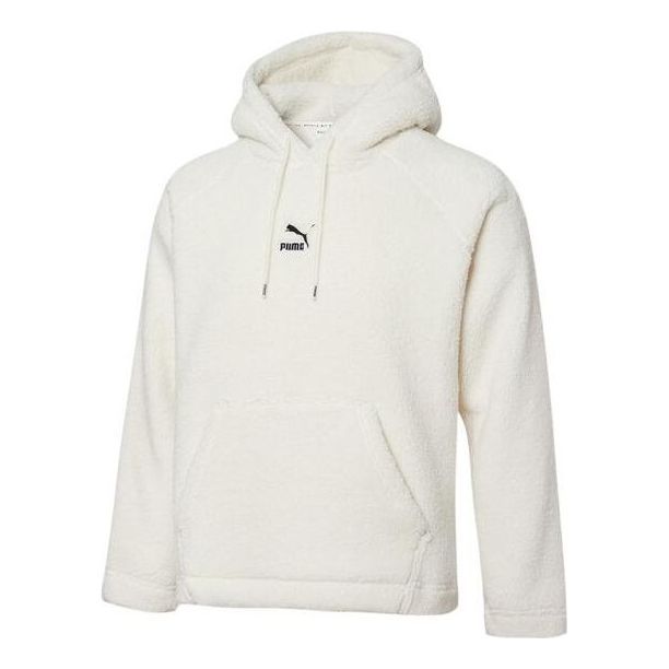 Puma Classics Sherpa Hoodie 'White' 533122-73 sold by KicksCrew