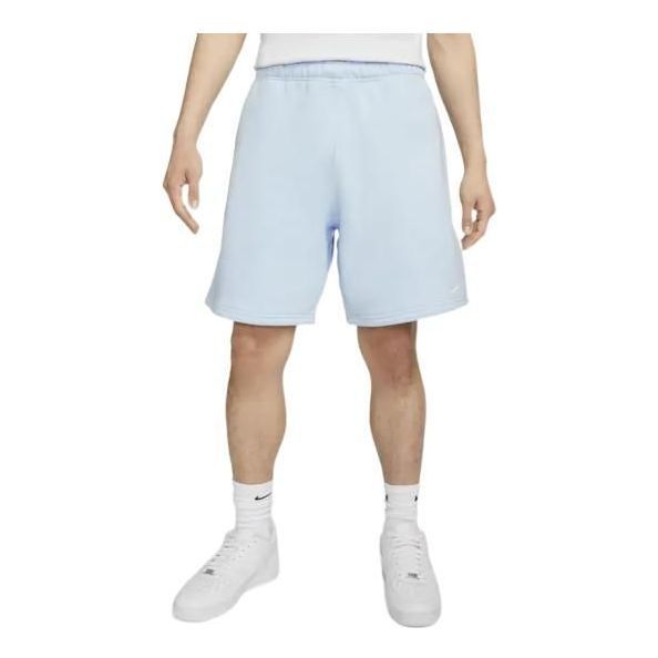 Nike Solo Swoosh Fleece Shorts Logo 'Light Blue' DV3055-441 sold by KicksCrew