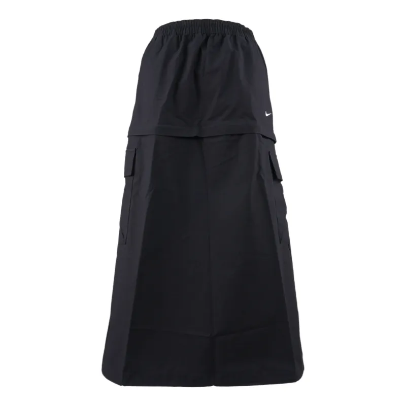 (WMNS) Nike Sportswear Essential Mid-Rise Woven Cargo Midi Skirt Asia Sizing 'Black' FV7504-010 sold by KicksCrew