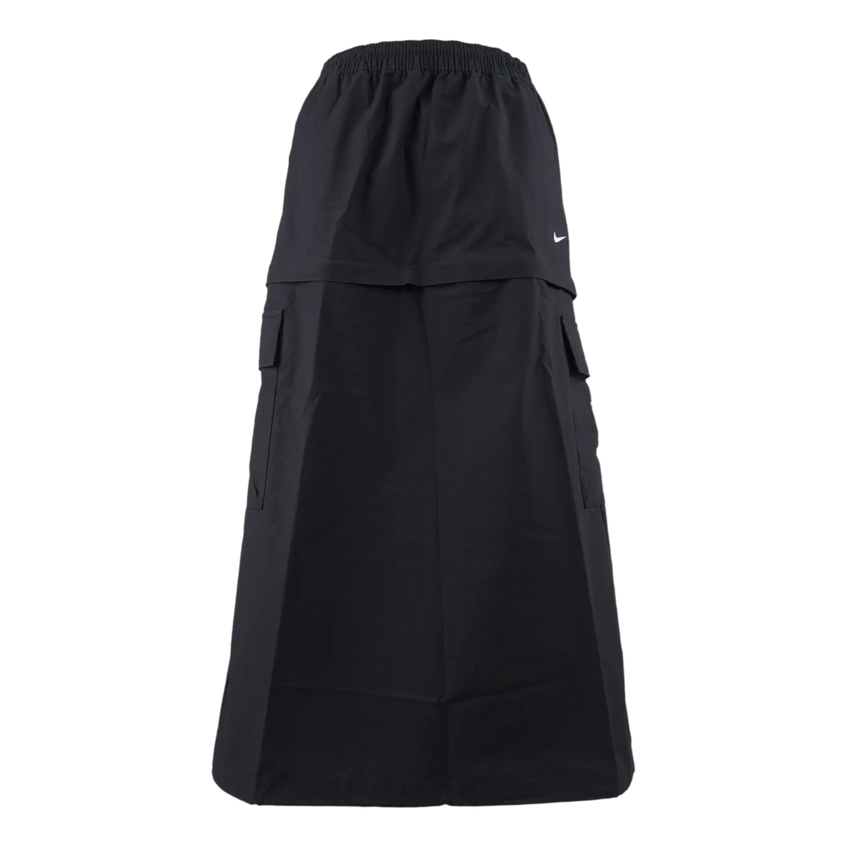 (WMNS) Nike Sportswear Essential Mid-Rise Woven Cargo Midi Skirt Asia Sizing 'Black' FV7504-010 sold by KicksCrew