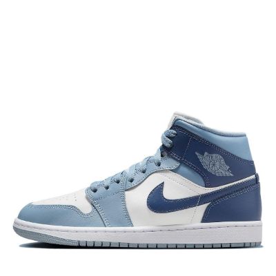 (WMNS) Air Jordan 1 Mid 'Two-Tone Blue' BQ6472-140 sold by KicksCrew