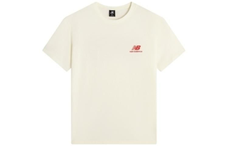 New Balance Casual Logo Tee 'White Red' AMT22395-IV sold by KicksCrew product image thumbnail 2