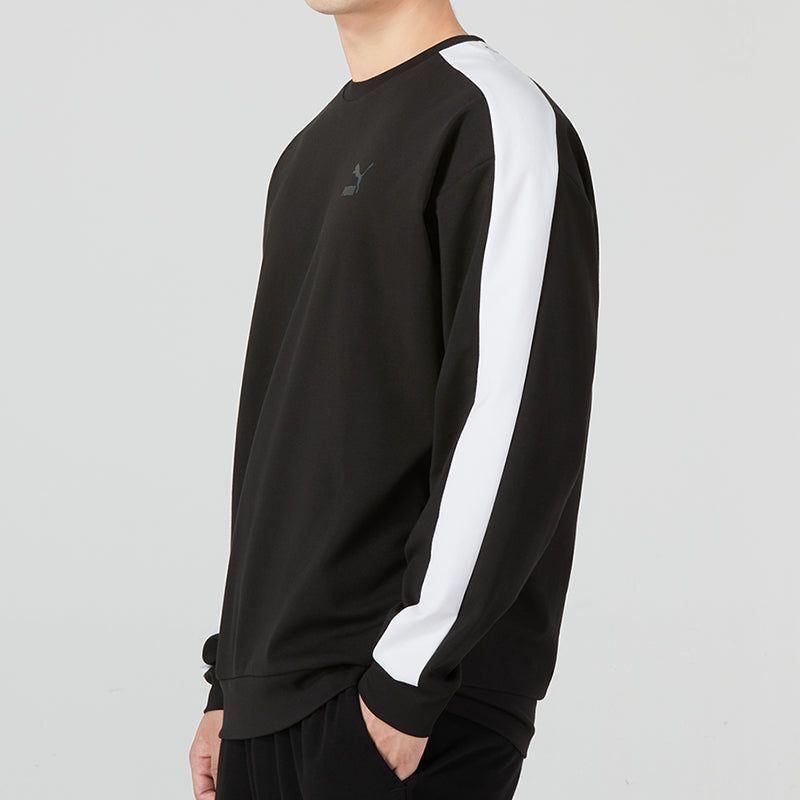 Puma Suit Crew Neck Logo Sweatshirt 'Black' 538830-56 sold by KicksCrew product image thumbnail 4