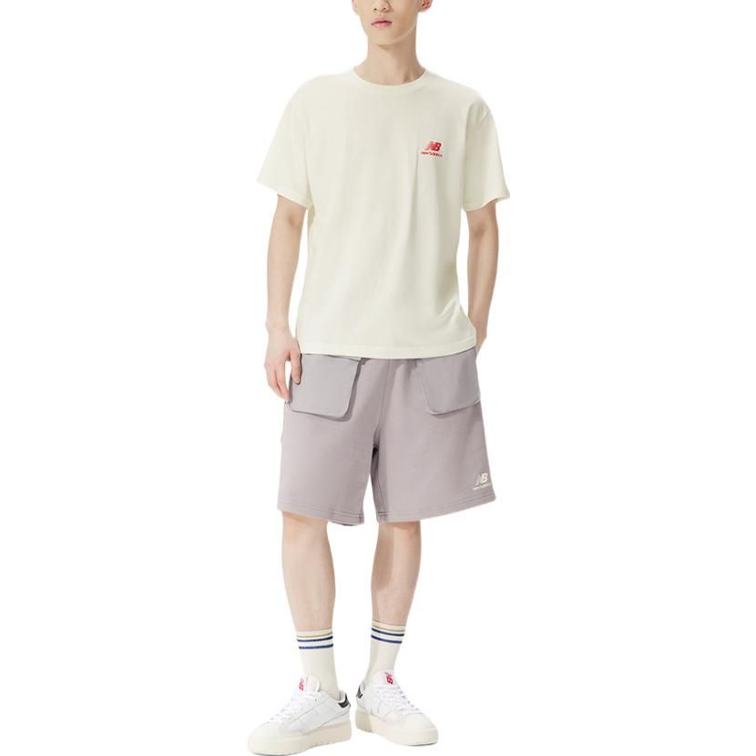 New Balance Casual Logo Tee 'White Red' AMT22395-IV sold by KicksCrew product image thumbnail 3