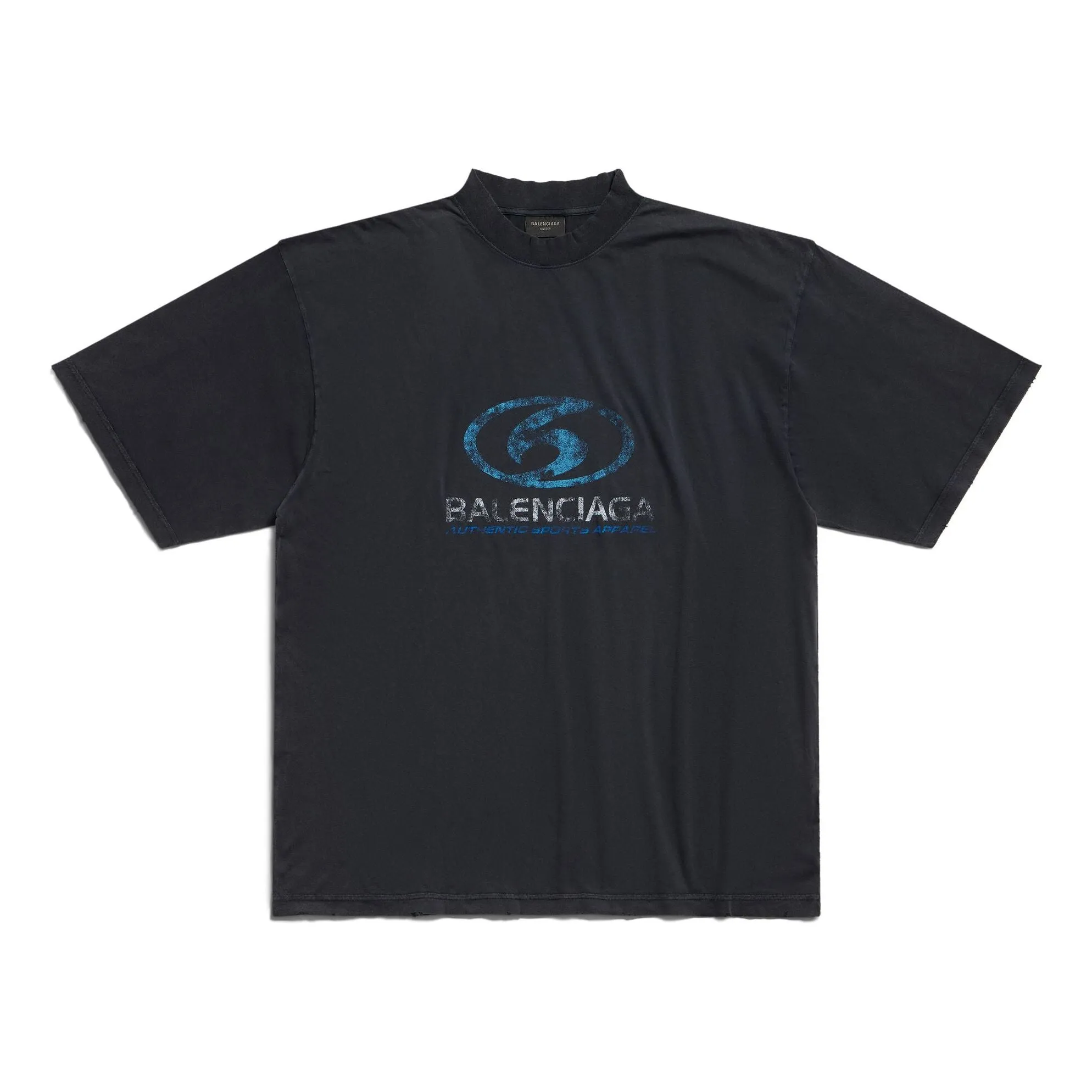 Balenciaga Surfer T-shirt Medium Fit 'Black Blue