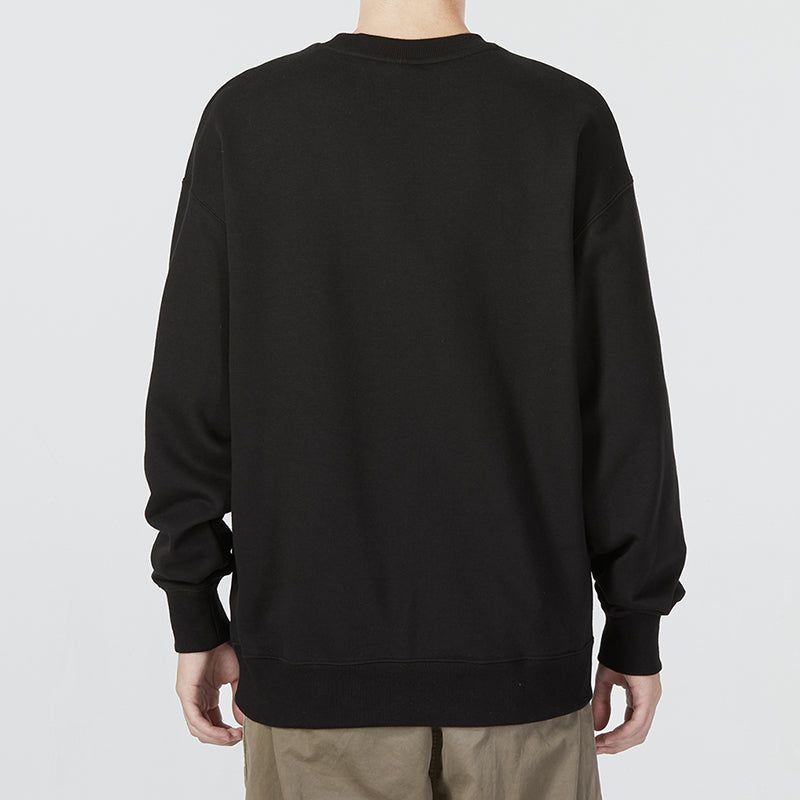 Puma Team Crew Logo Sweatshirt 'Black Green' 539268-01 sold by KicksCrew product image thumbnail 5