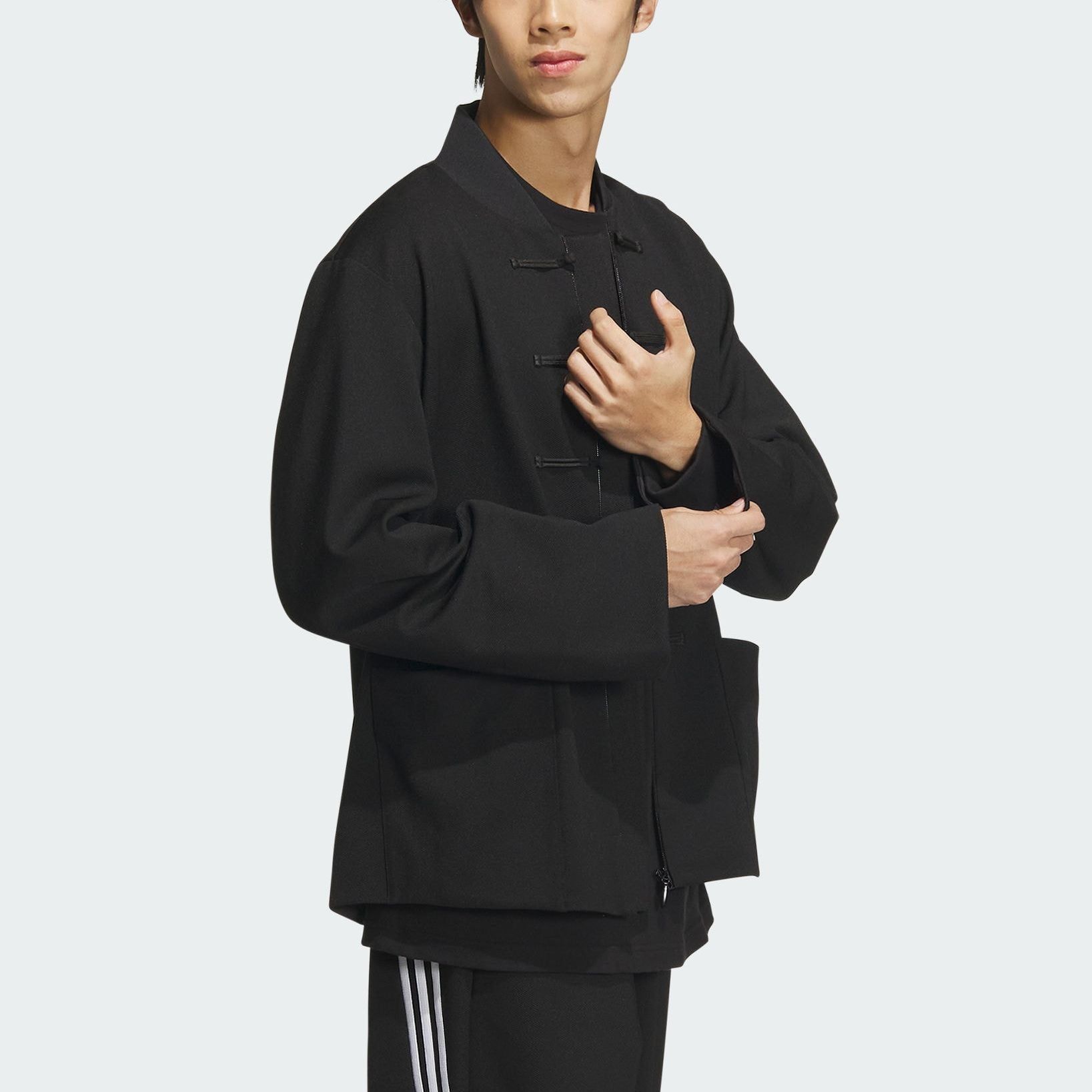 adidas x Samuel Gui Yang Knit Jacket 'Black' JE1117 | Parallel
