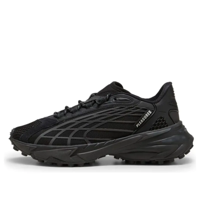 PUMA x Pleasures Spirex 'Black' 396037-01 sold by KicksCrew