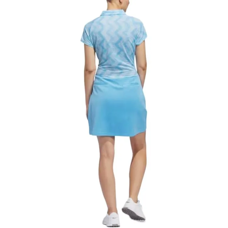 (WMNS) adidas Ultimate365 Short Sleeve Dress 'Light Blue' IN9914 sold by KicksCrew product image thumbnail 5