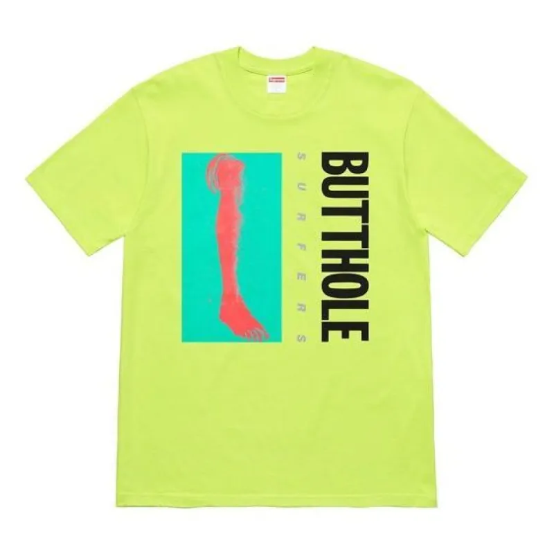Supreme SS21 Week 19 x Butthole Surfers Leg Tee Short Sleeve Unisex Blue SUP-SS21-851 made by Supreme