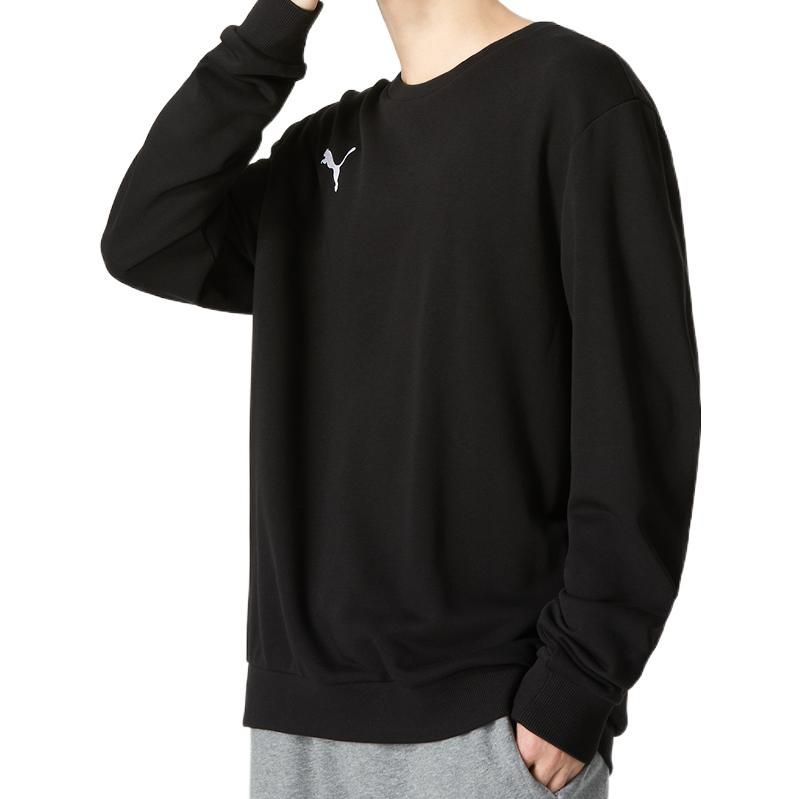 Puma ESS Logo Crew Sweater 'Black' 656933-03 sold by KicksCrew product image thumbnail 2