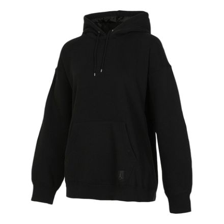 (WMNS) Air Jordan Flight Fleece Pullover Hoodie 'Black' FB5111-010 sold by KicksCrew