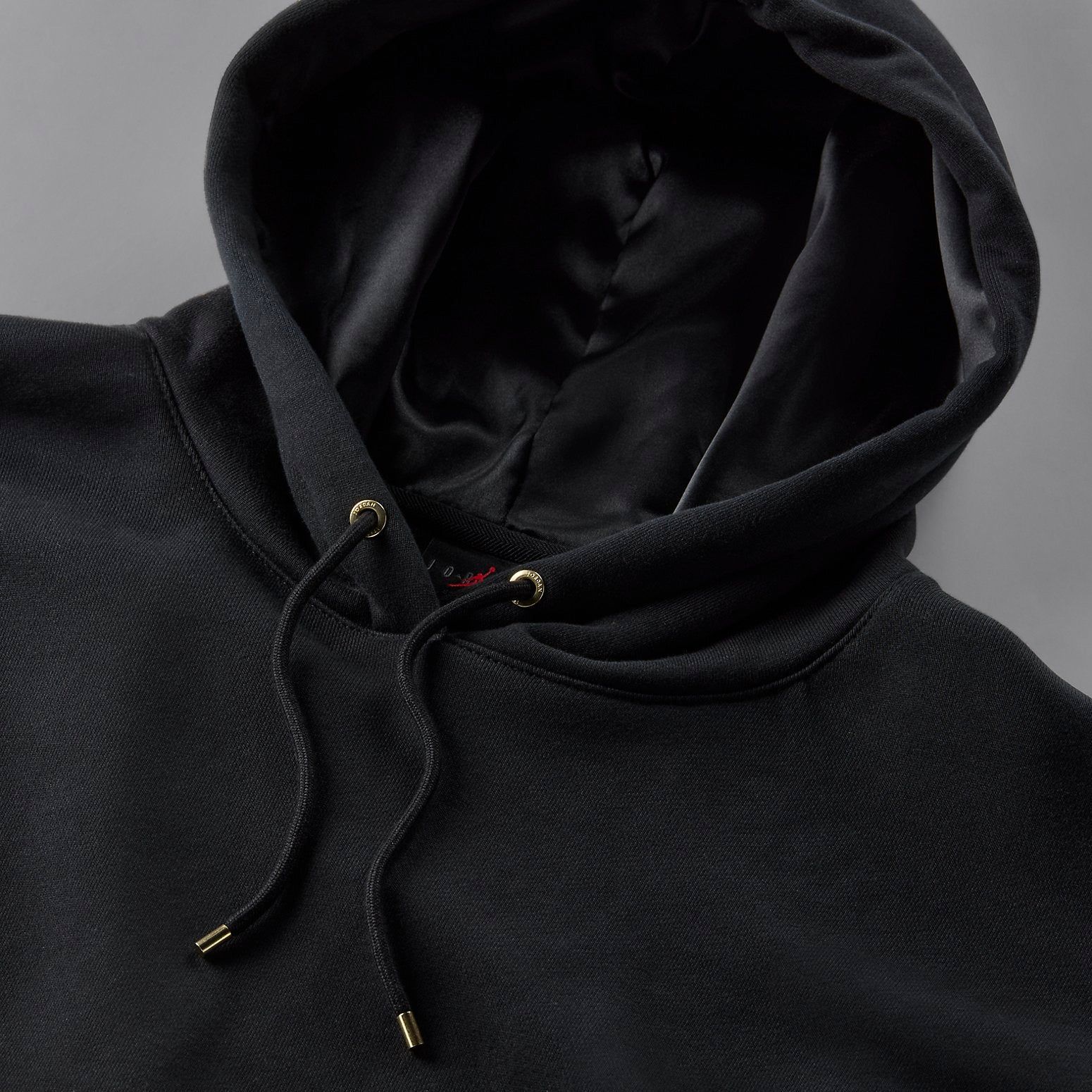 (WMNS) Air Jordan Flight Fleece Pullover Hoodie 'Black' FB5111-010 sold by KicksCrew product image thumbnail 2