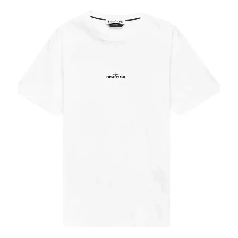 STONE ISLAND Marble Three T-shirt 'White' 74152NS85-V0001 sold by KicksCrew