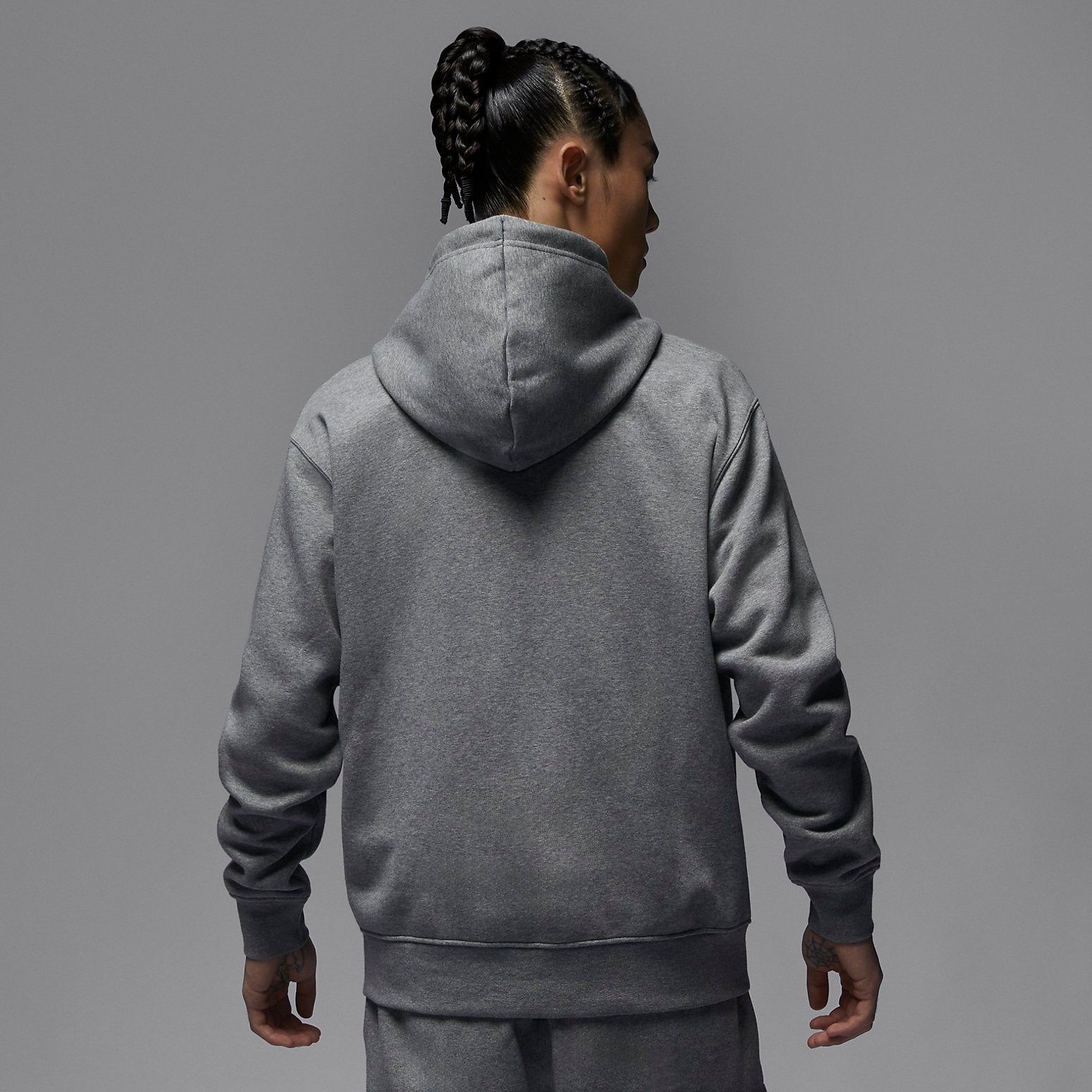 Air Jordan Essential Fleece Full Zip Hoodie 'Grey' FJ7772-091 sold by KicksCrew product image thumbnail 5