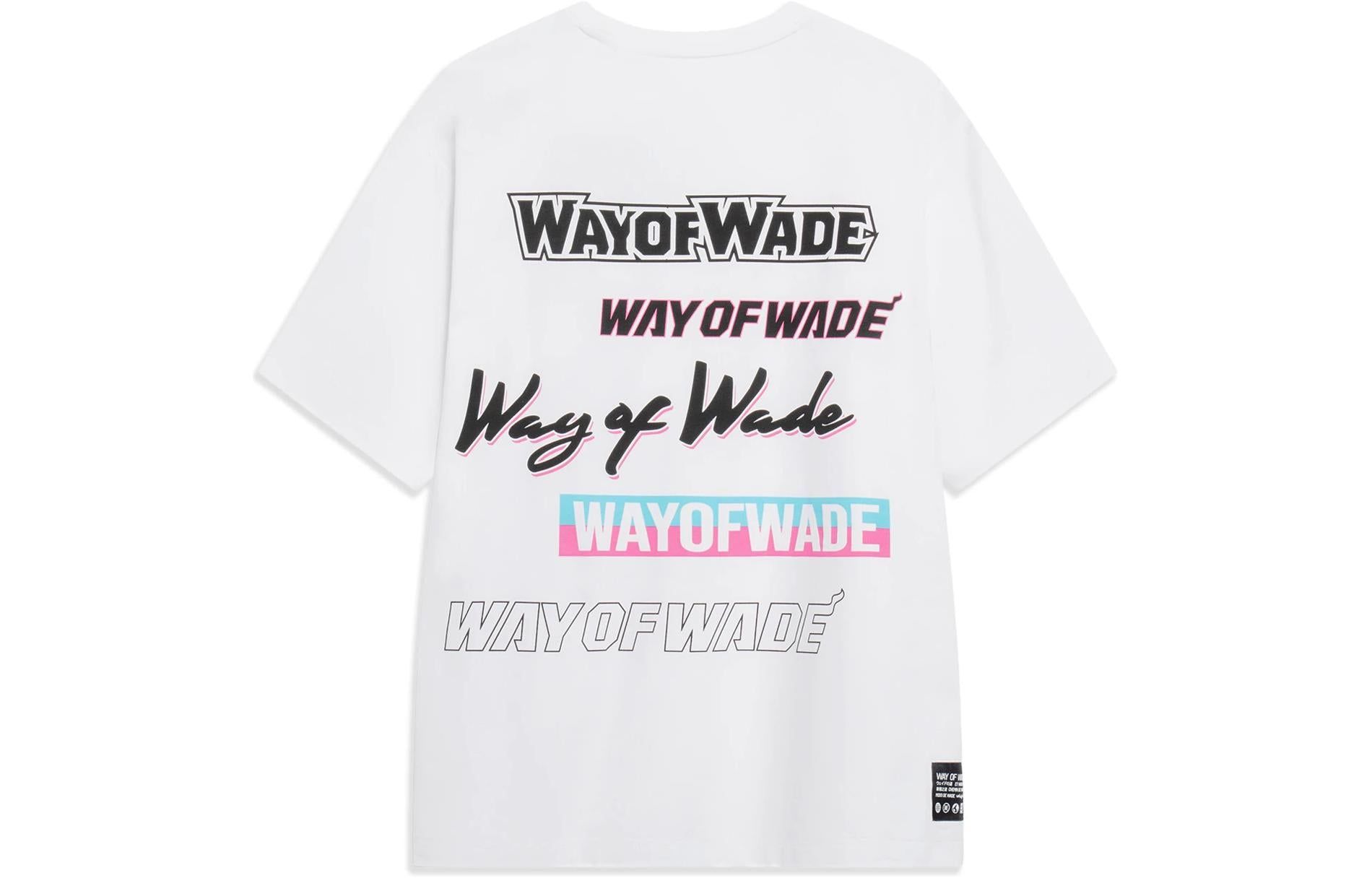 Li-Ning Way Of Wade Graphic T-shirt 'White' AHST329-2 sold by KicksCrew product image thumbnail 2