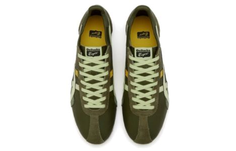Onitsuka Tiger Runspark Shoes 'Olive Green Lime' 1183B480-300 sold by KicksCrew