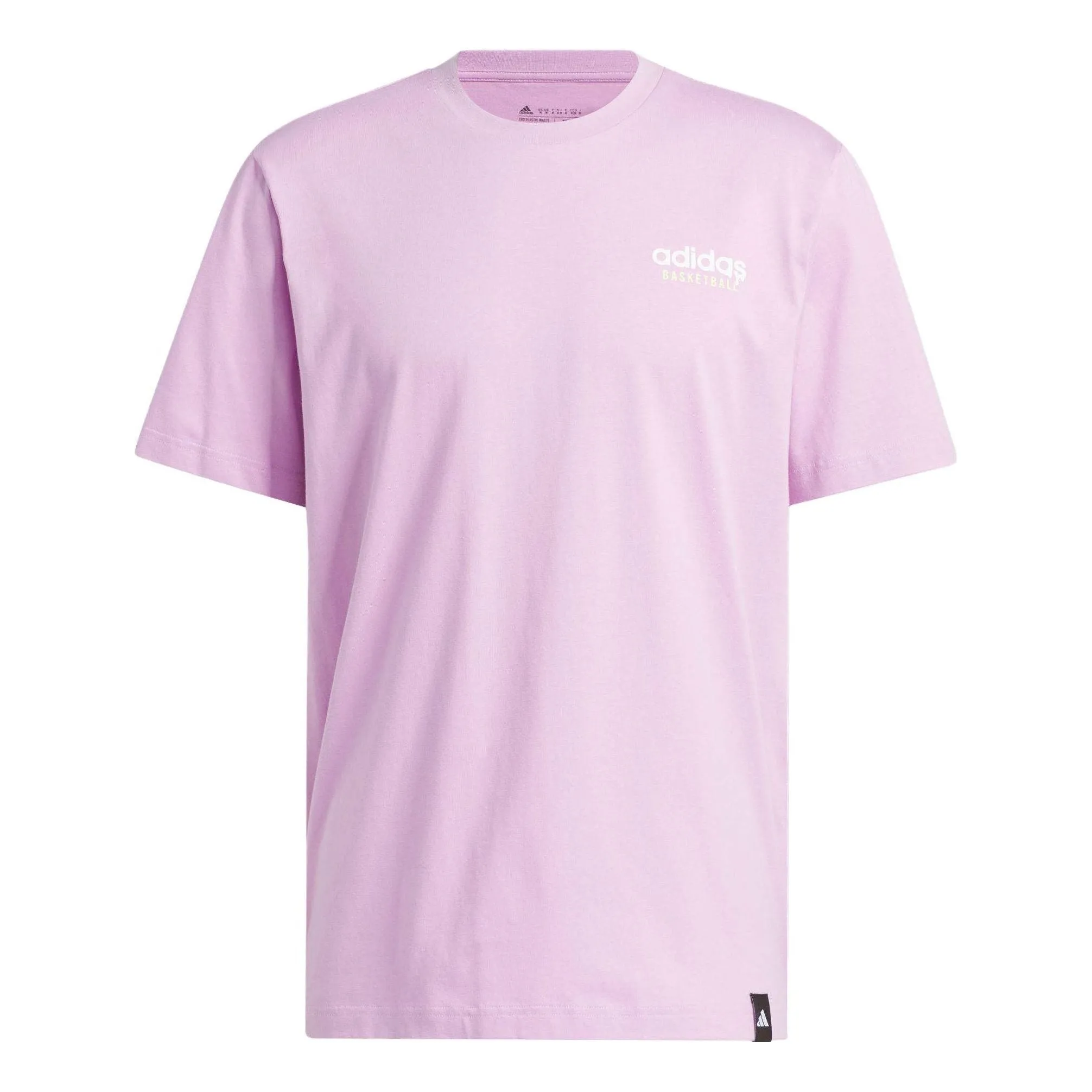 adidas Summer Melt Hoops Logo T-Shirt 'Pink' IN7440 sold by KicksCrew