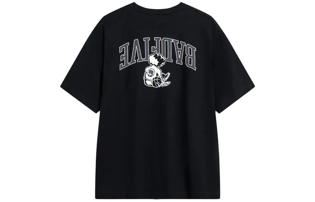 Li-Ning Hoops Cartoon Graphic T-shirt 'Black' AHST513-5 sold by KicksCrew product image thumbnail 2