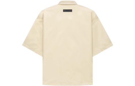 Fear of God Essentials FW22 Ss Nylon Shirt 'Egg Shell' FOG