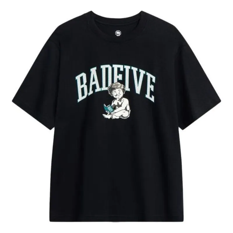 Li-Ning Hoops Cartoon Graphic T-shirt 'Black' AHST513-5 sold by KicksCrew