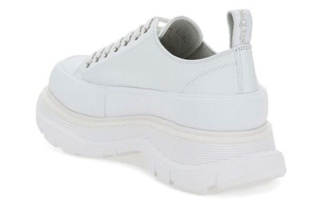 Alexander McQueen Tread Slick Low Lace Up 'White' 627225WHZ629071 sold by KicksCrew