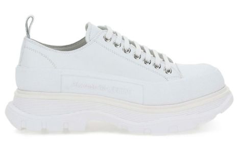 Alexander McQueen Tread Slick Low Lace Up 'White' 627225WHZ629071 sold by KicksCrew