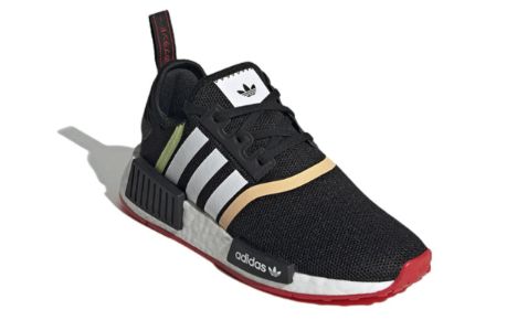 (GS) adidas originals NMD_R1 'Black White' GZ2100 sold by KicksCrew