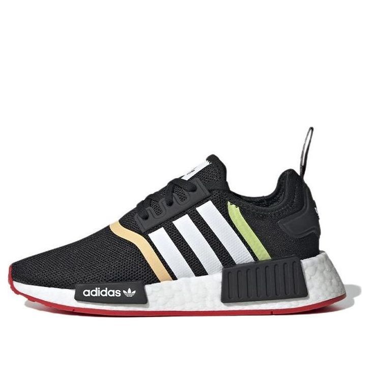(GS) adidas originals NMD_R1 'Black White' GZ2100 sold by KicksCrew