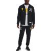 Under Armour Project Rock Black Adam Full Zip Rival Fleece Hoodie 'Black Yellow' 1377749-001 sold by KicksCrew