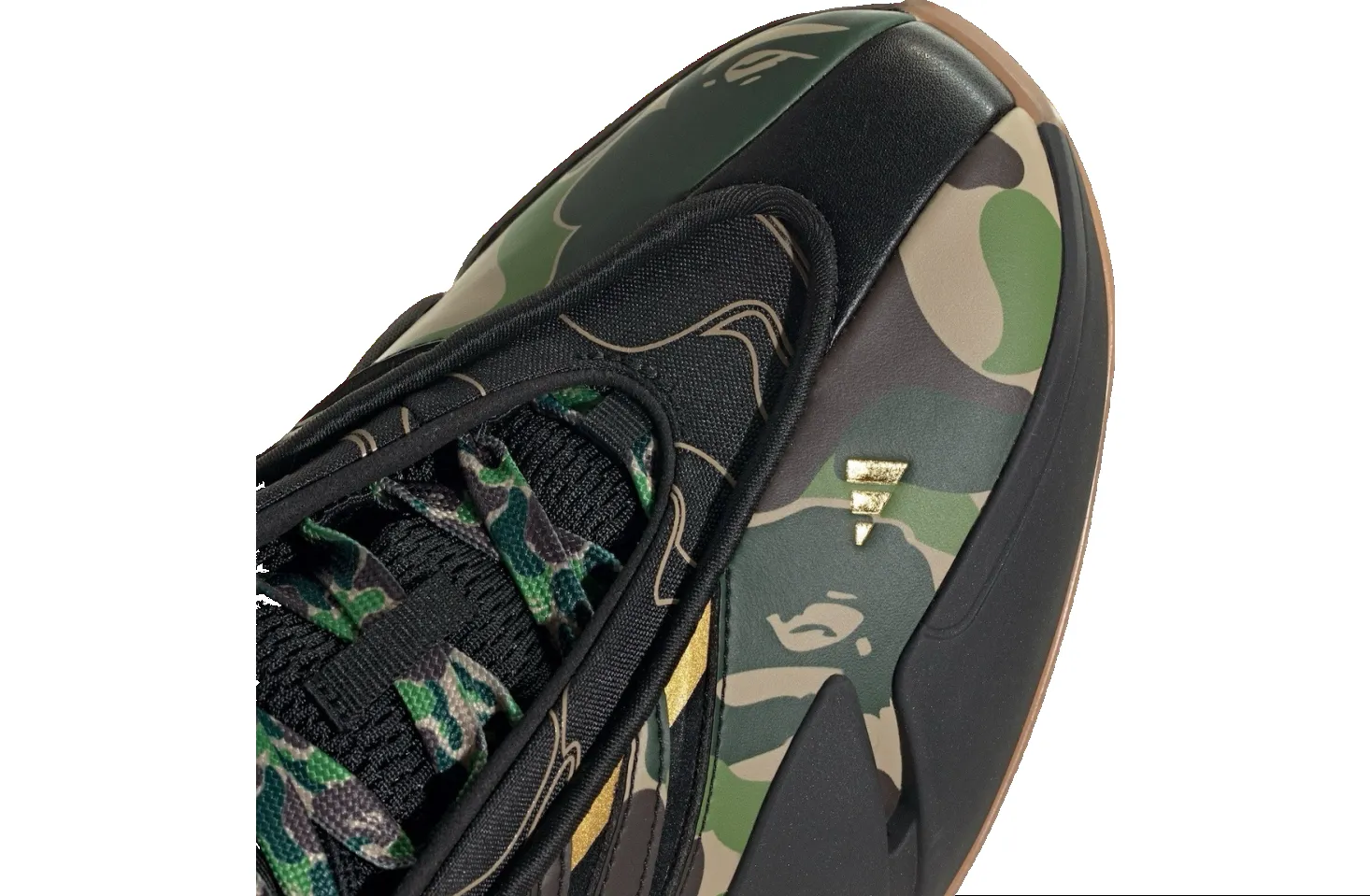 adidas x A Bathing Ape Dame 9 'Core Black Camo' JH6358 sold by KicksCrew product image thumbnail 4