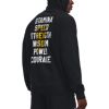 Under Armour Project Rock Black Adam Full Zip Rival Fleece Hoodie 'Black Yellow' 1377749-001 sold by KicksCrew