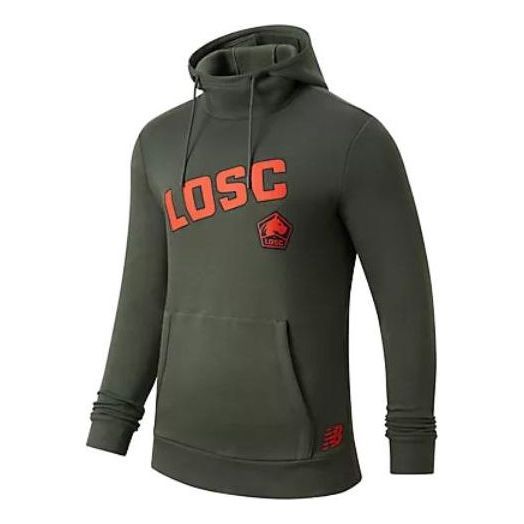 New Balance LOSC Lille Graphic Overhead Hoodie 'Deep Olive Green' MT231141D-ON sold by KicksCrew