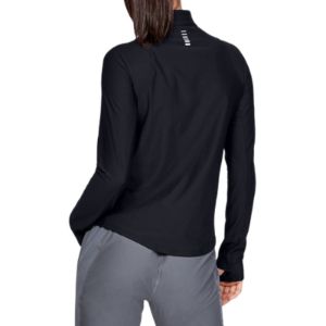 (WMNS) Under Armour Qualifier Hybrid 1/2 Zip Jacket 'Black' 1326512-001 sold by KicksCrew