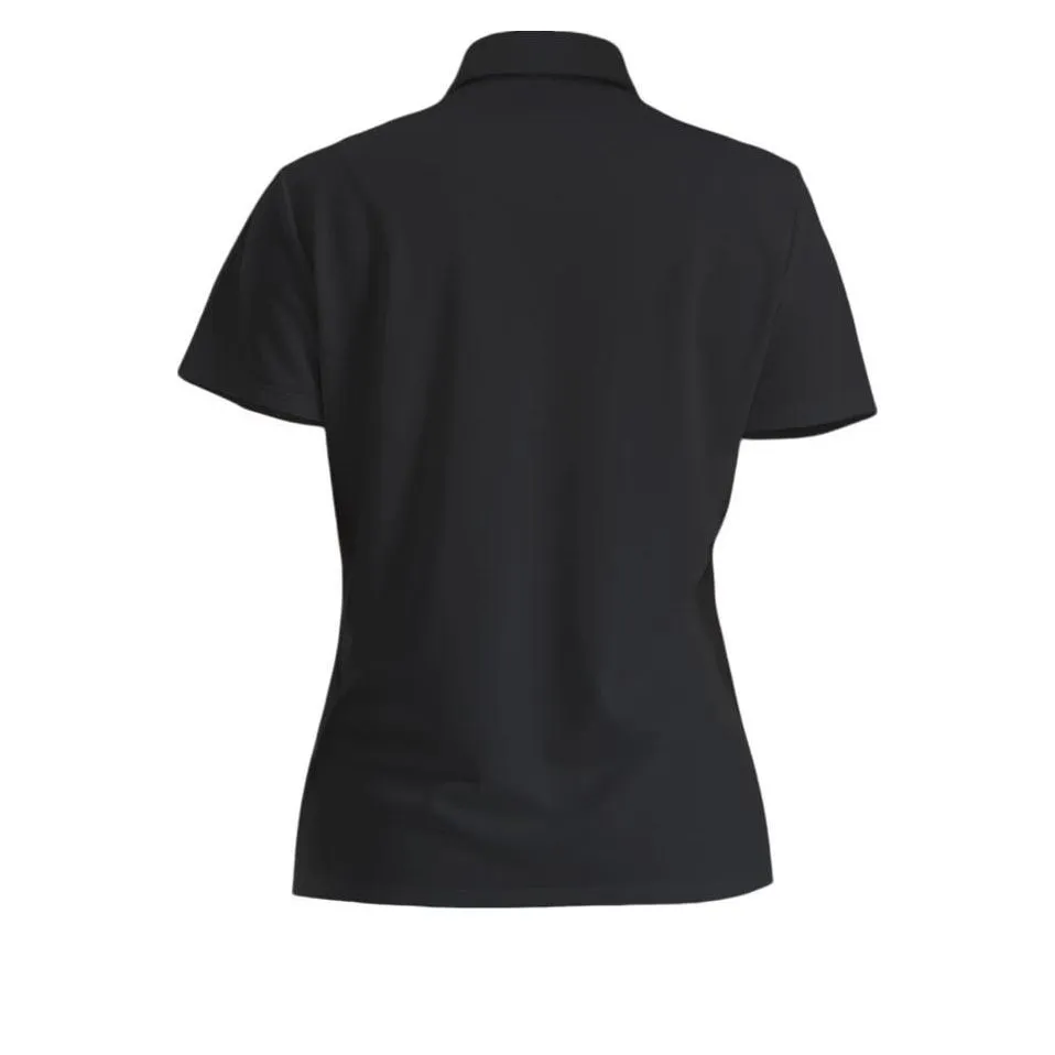 (WMNS) adidas Aeroready Polo Shirt 'Black White' HR6418 sold by KicksCrew product image thumbnail 2