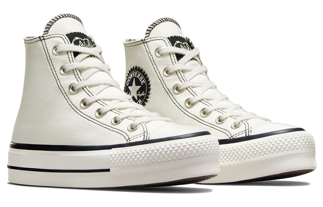 (WMNS) Converse Chuck Taylor All Star Lift Platform Hi Shoes 'White Black' A07113C sold by KicksCrew product image thumbnail 2