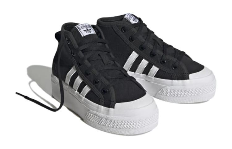 (GS) adidas originals Nizza Platform Mid 'Black Black' GY9955 sold by KicksCrew product image thumbnail 3
