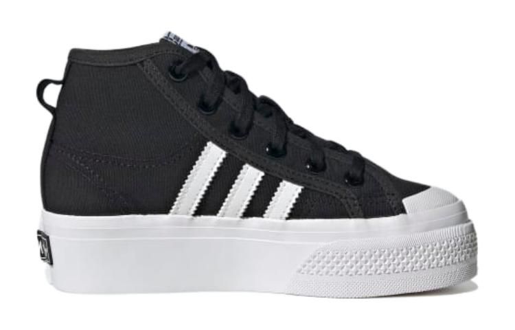 (GS) adidas originals Nizza Platform Mid 'Black Black' GY9955 sold by KicksCrew product image thumbnail 2