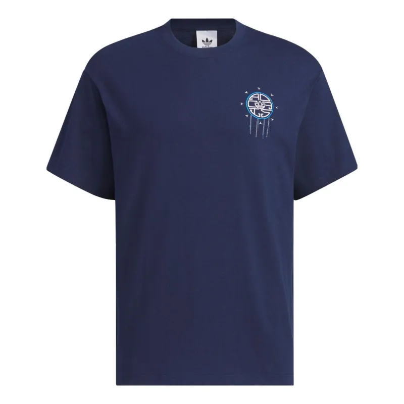 adidas originals TOC Graphic T-Shirt 'Night Indigo' IP1763 sold by KicksCrew