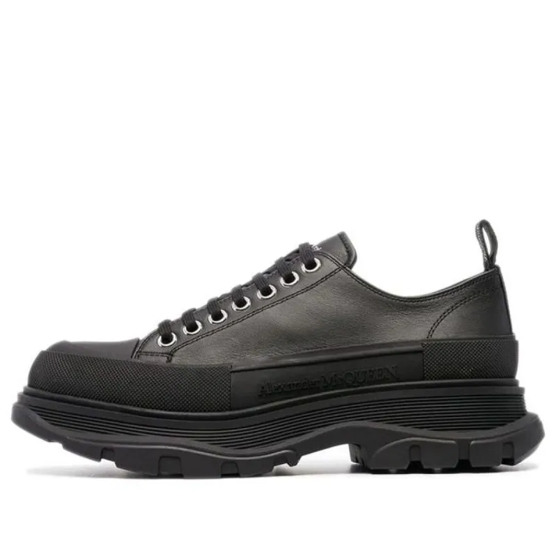 Alexander McQueen Tread Slick Lace Up 'Black' 627225WHZ621081 sold by KicksCrew