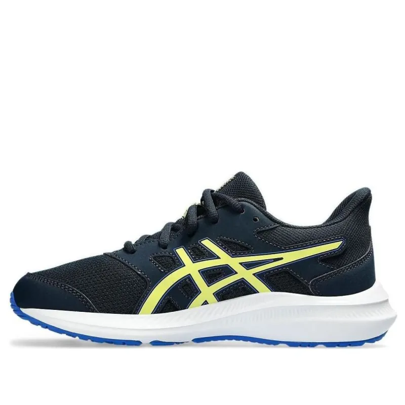 (GS) ASICS Jolt 5 'French Blue Glow Yellow' 1014A300-401 sold by KicksCrew