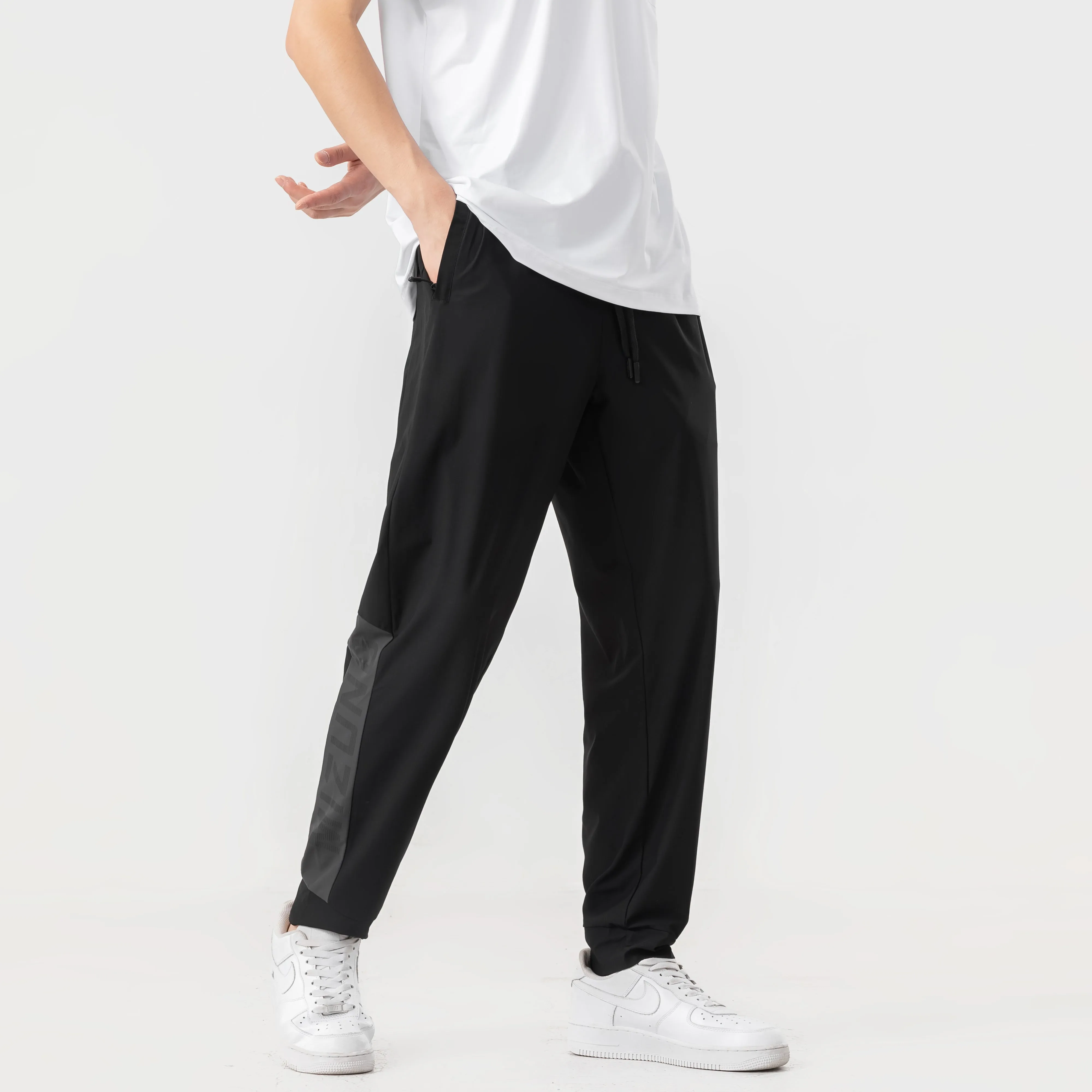 Mizuno Logo Outdoor Casual Pants 'Black' A2CF3112 sold by KicksCrew product image thumbnail 5