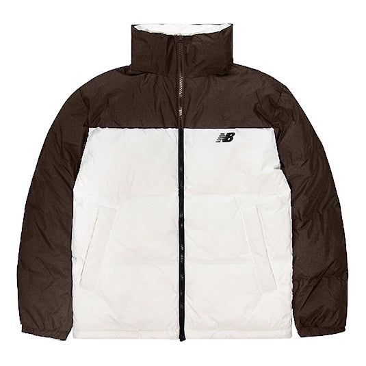 New Balance Lifestyle Puffer Down Jacket 'White Black' NP94V043-ORG sold by KicksCrew