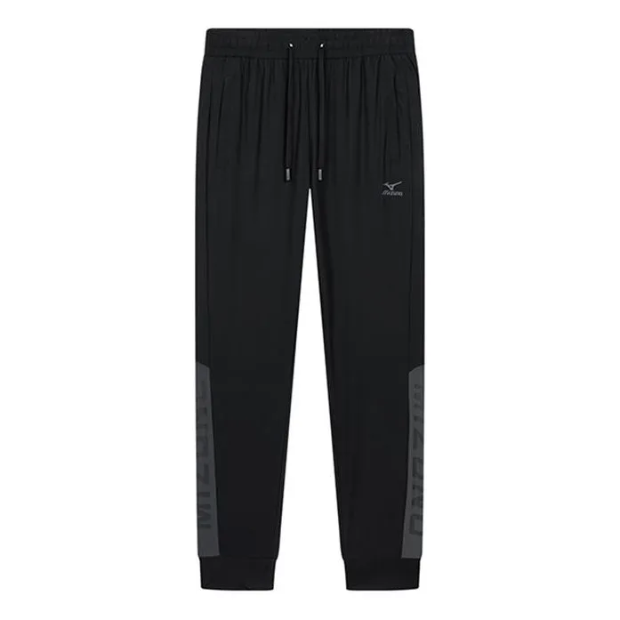 Mizuno Logo Outdoor Casual Pants 'Black' A2CF3112 sold by KicksCrew