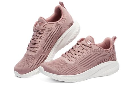 (WMNS) Skechers Bobs Squad Chaos 'Pink' 117209-BLSH sold by KicksCrew